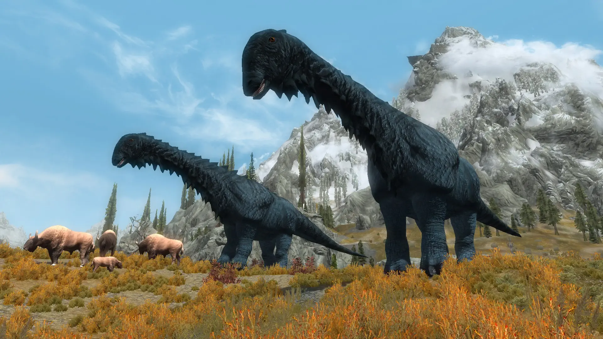Behemoths - (Prehistoric Content Series Pt.7) mod for Skyrim