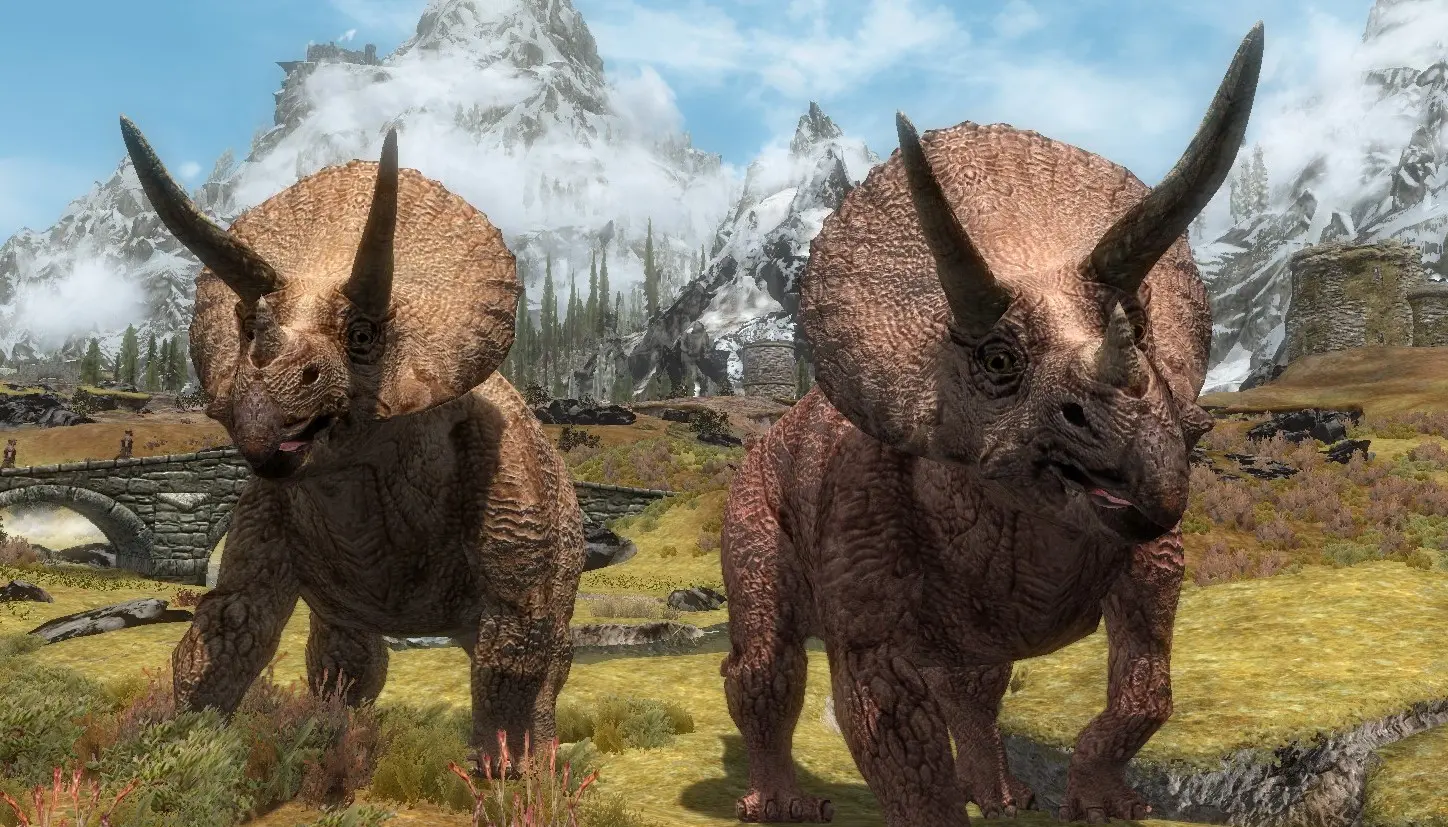Ceratopsids - (Prehistoric Content Series Pt.11) mod for Skyrim