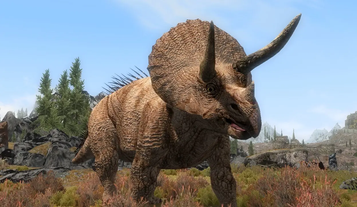 Ceratopsids - (Prehistoric Content Series Pt.11) mod for Skyrim