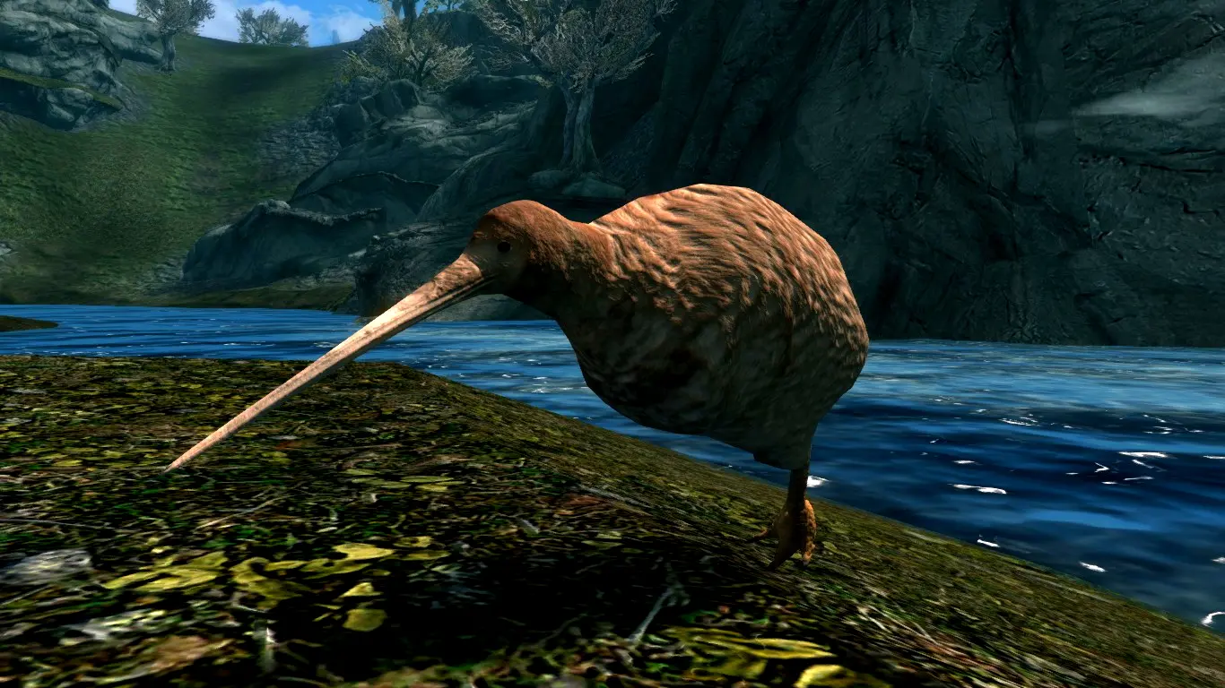 Kiwi Birds (Animal Series) mod for Skyrim