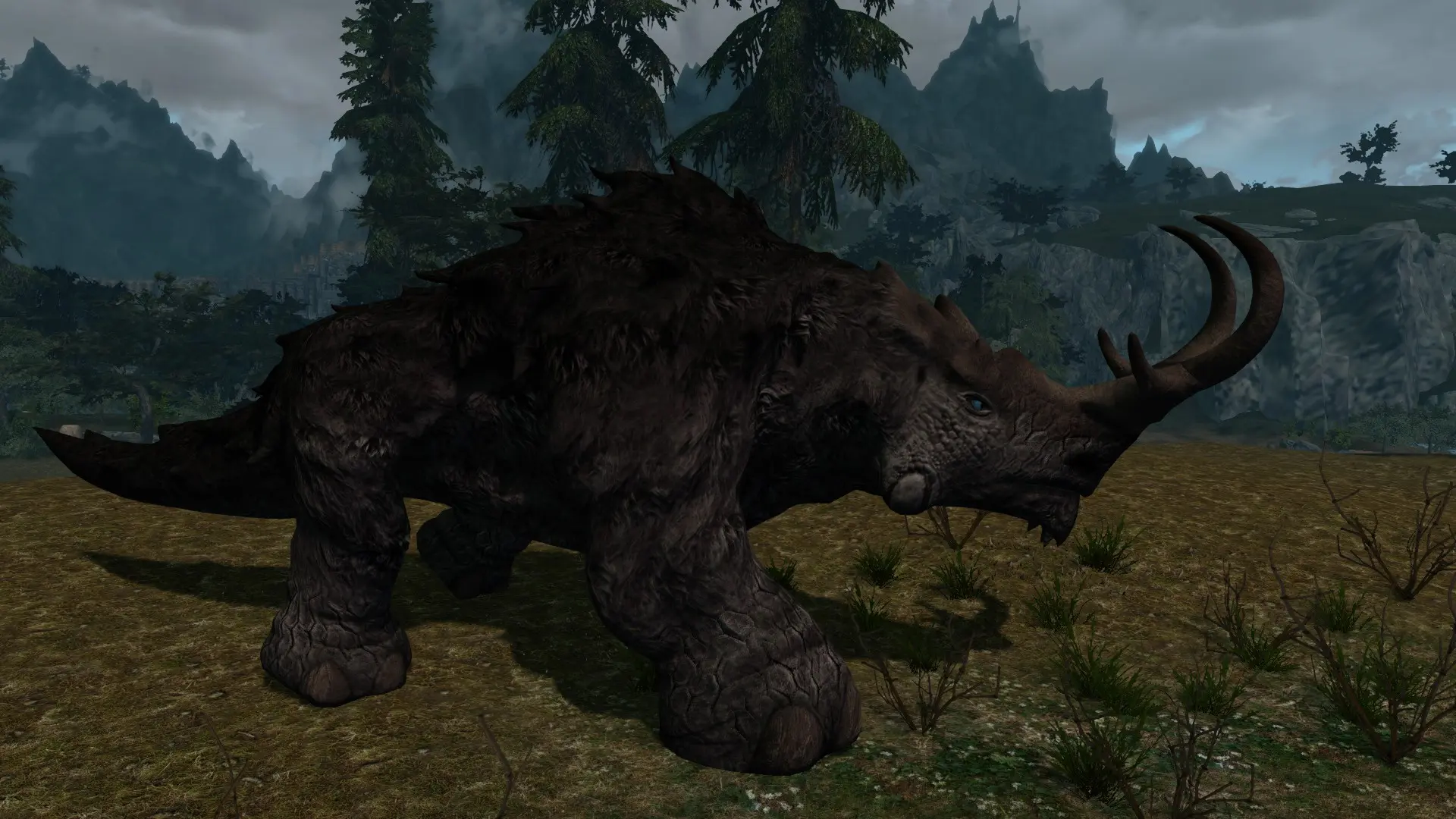 Woolly Thunderhorns - (Creature Series Pt.1) mod for Skyrim