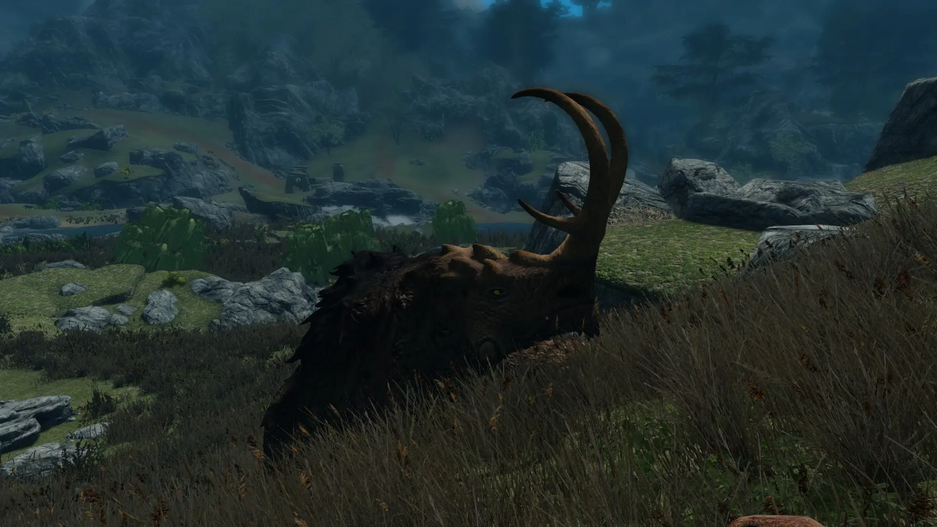Woolly Thunderhorns - (Creature Series Pt.1) mod for Skyrim