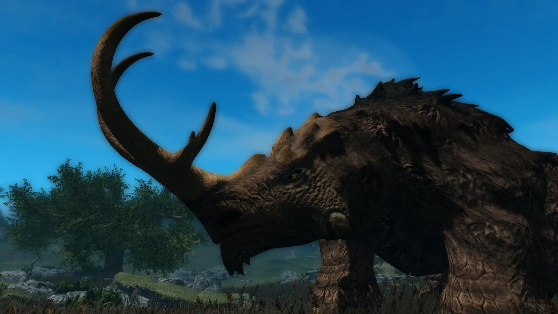Woolly Thunderhorns - (Creature Series Pt.1) mod for Skyrim
