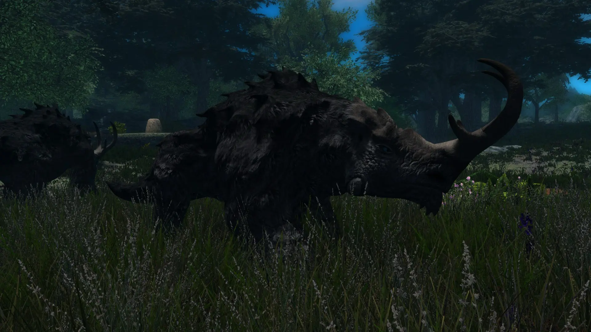 Woolly Thunderhorns - (Creature Series Pt.1) mod for Skyrim