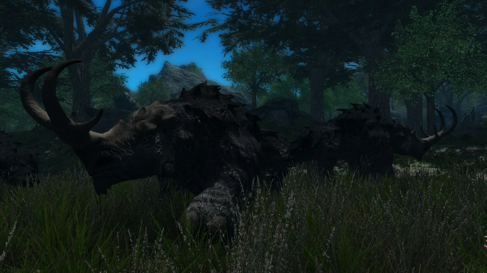 Woolly Thunderhorns - (Creature Series Pt.1) mod for Skyrim