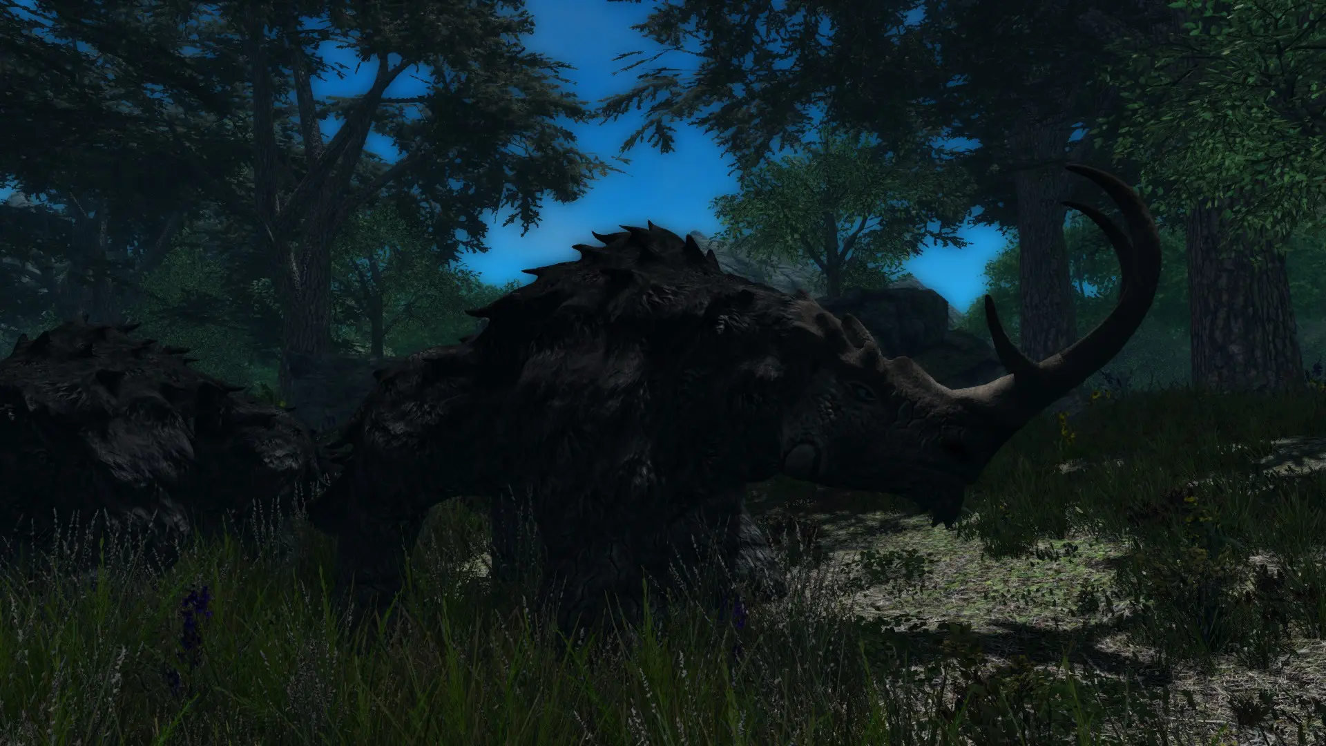 Woolly Thunderhorns - (Creature Series Pt.1) mod for Skyrim