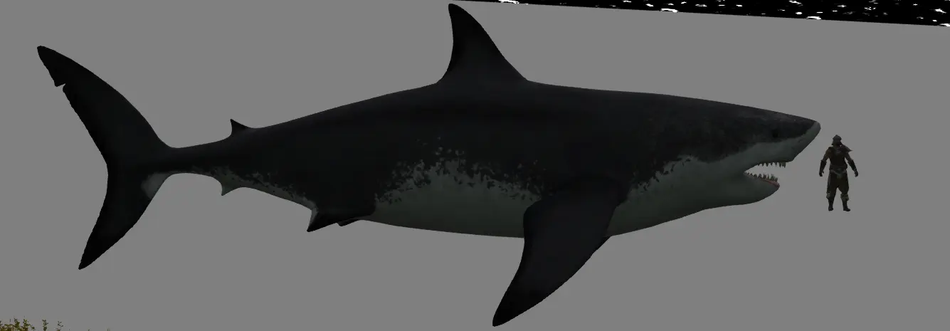 Megalodon - (Prehistoric Content Series Pt.13) mod for Skyrim