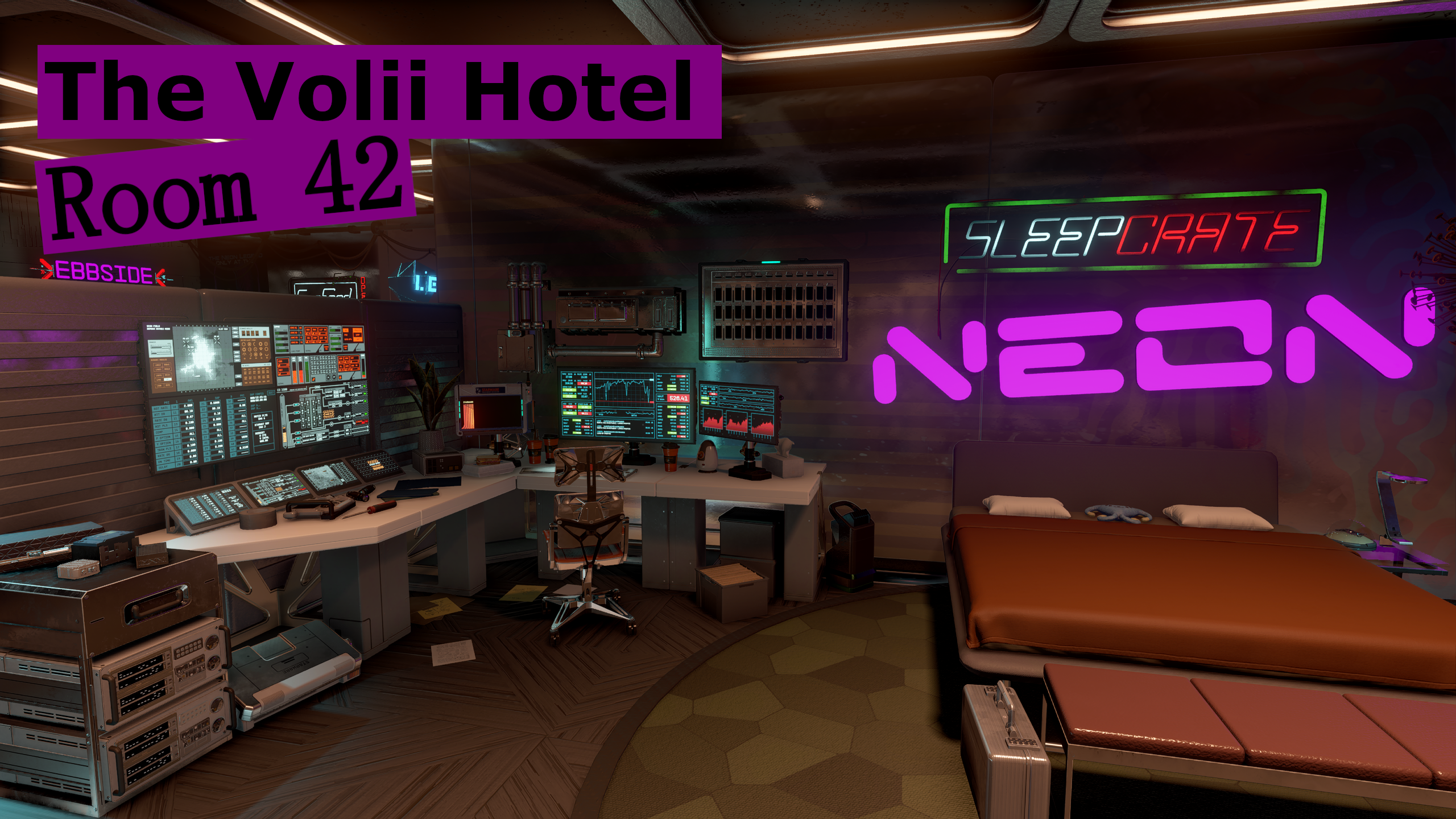 Neon - The Volii Hotel - Room 42 mod for Starfield