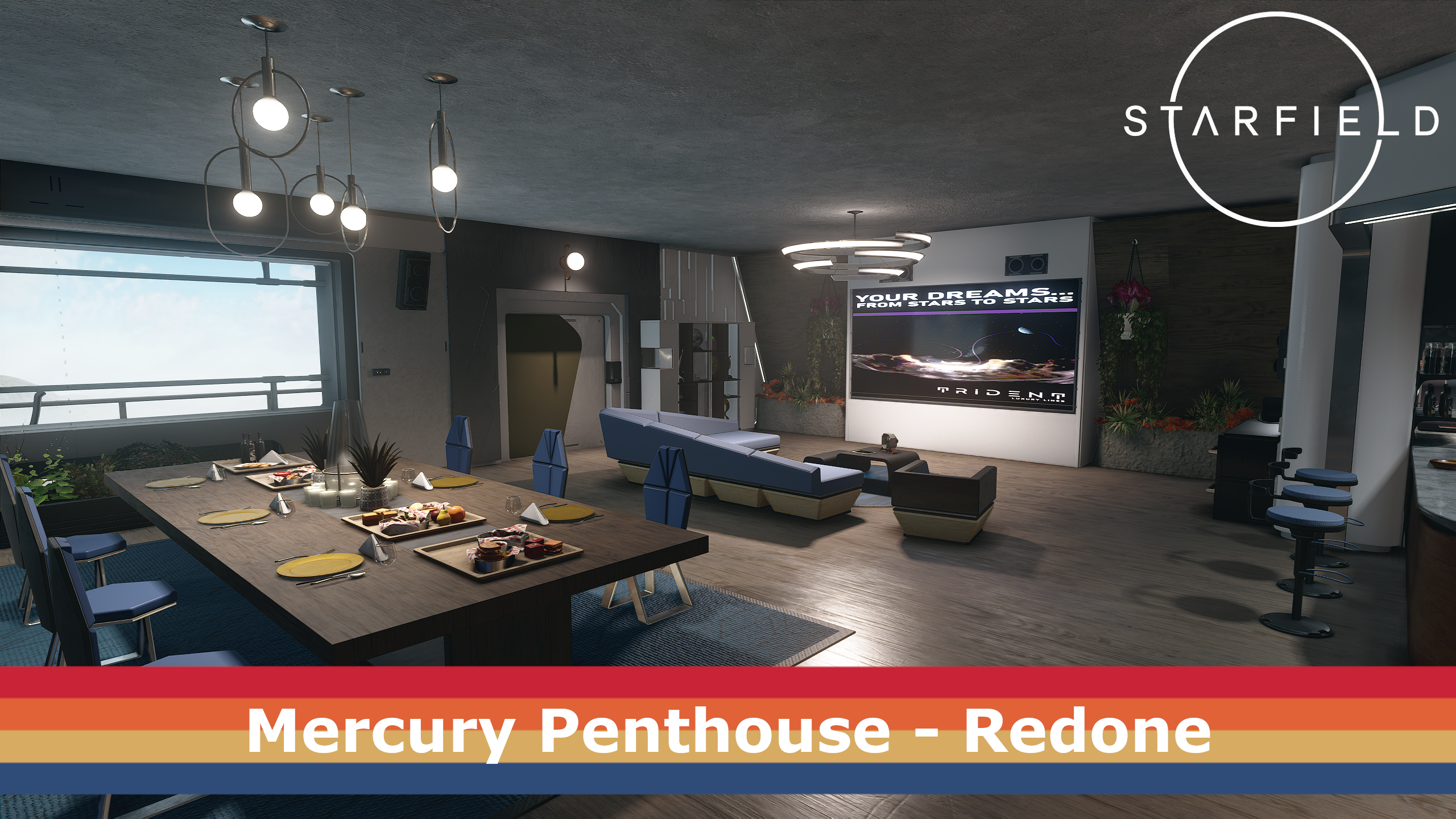 Mercury Penthouse - Redone mod for Starfield