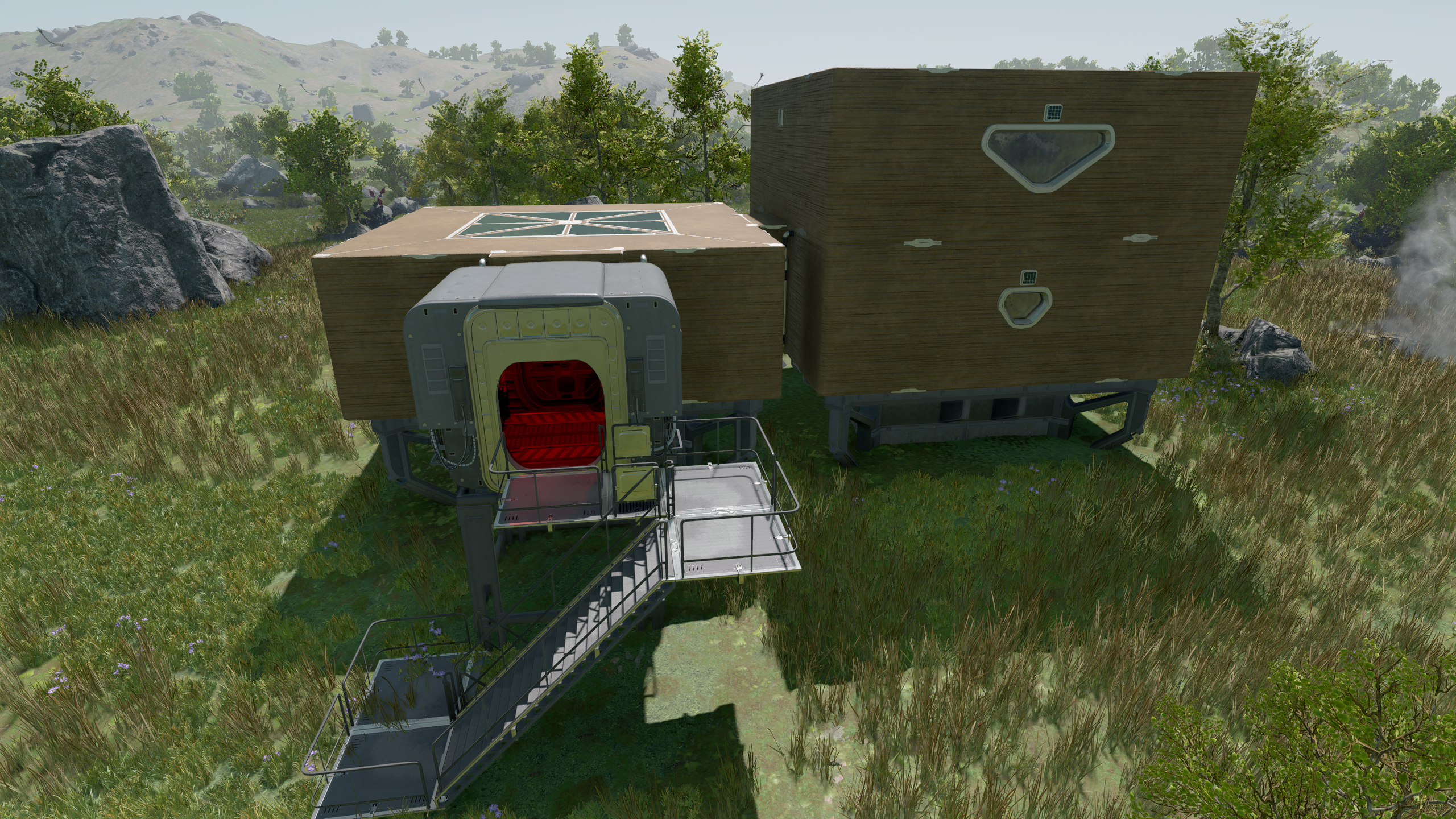 Outpost Habs Expanded mod for Starfield