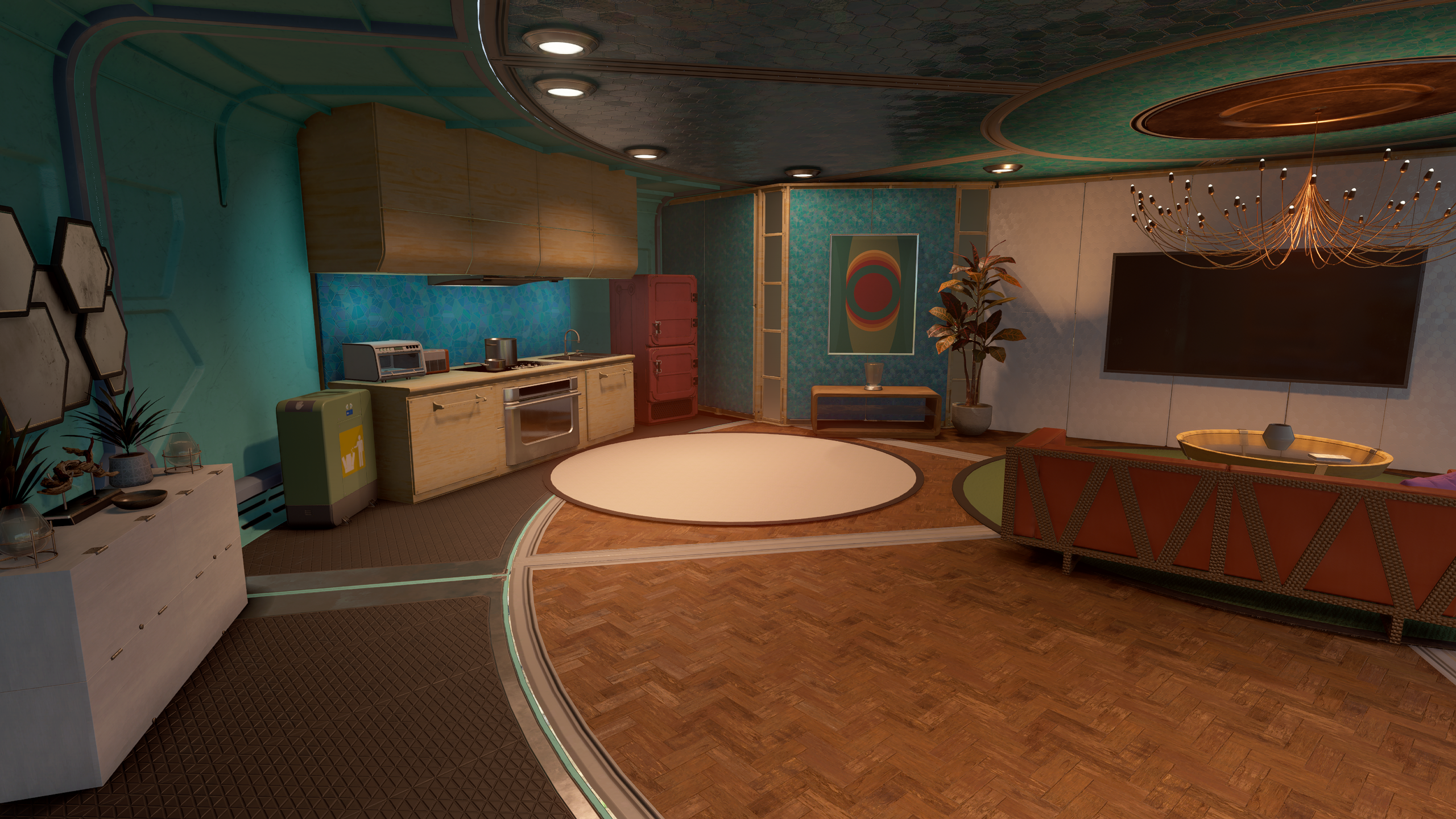 Paradiso Cabin as Outpost Structure mod for Starfield