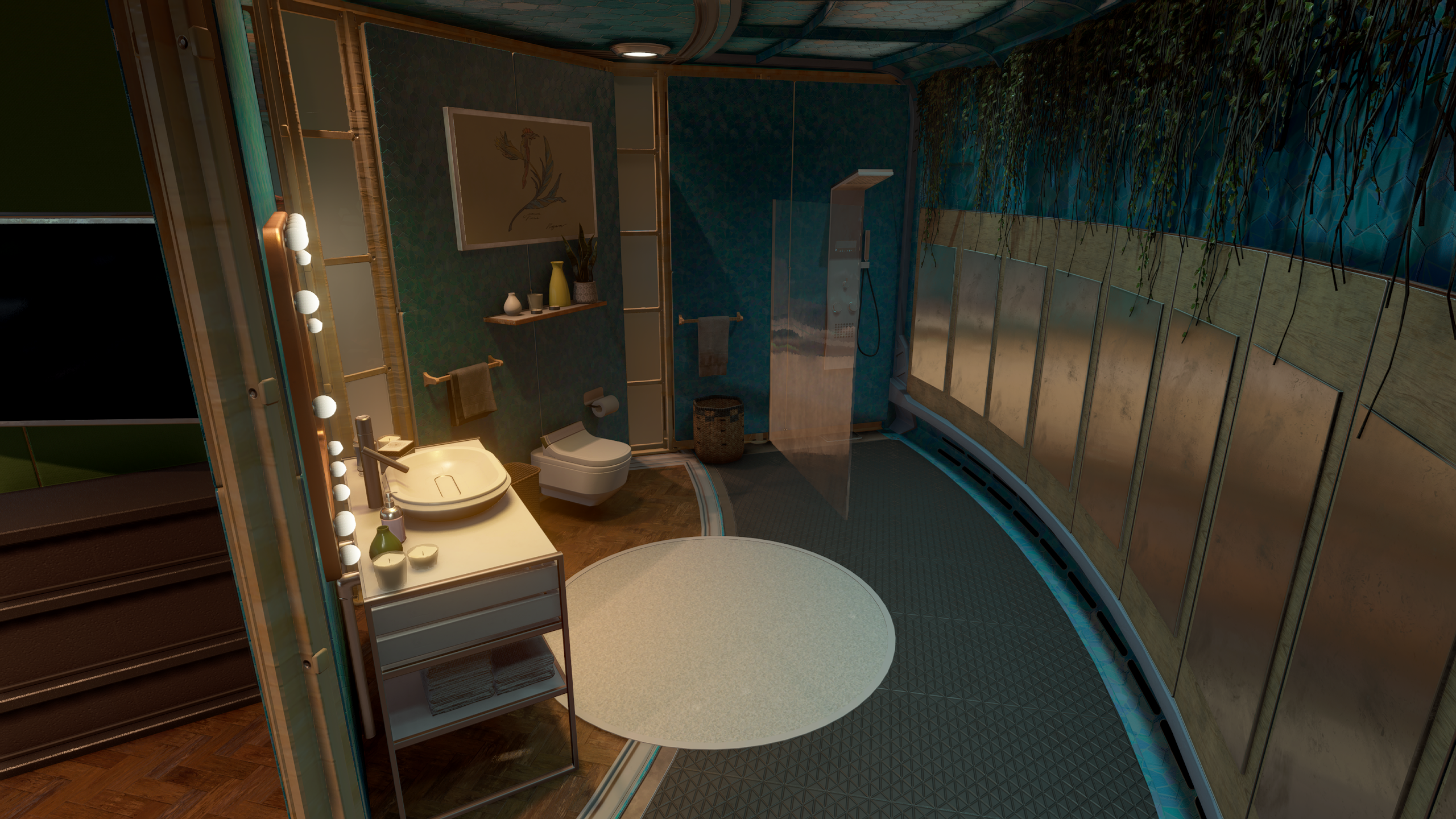 Paradiso Cabin as Outpost Structure mod for Starfield