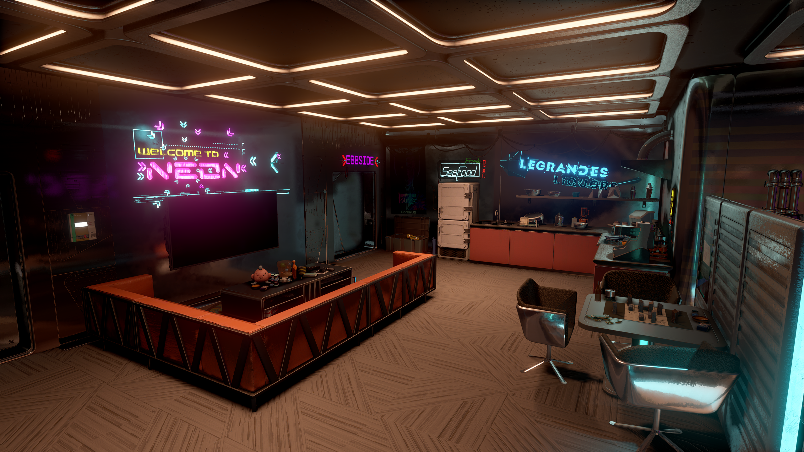 Neon - The Volii Hotel - Room 42 mod for Starfield