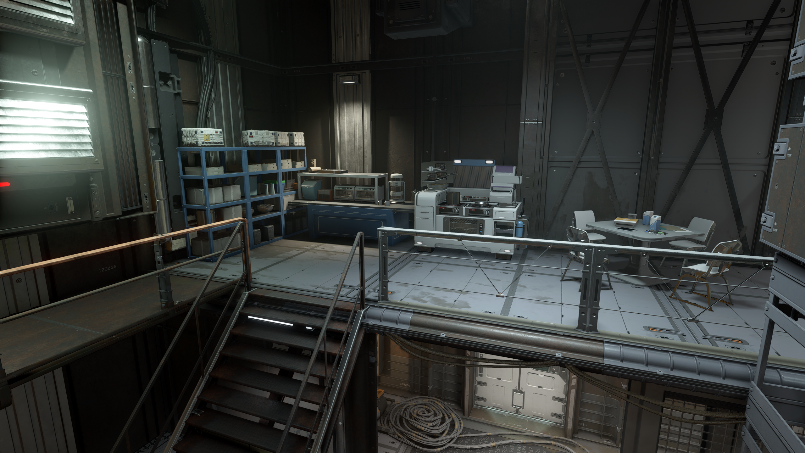 Neon Smuggler Warehouse mod for Starfield