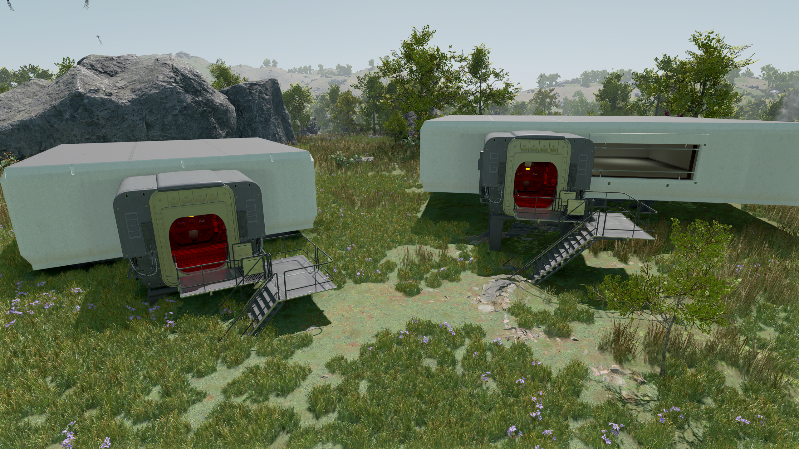 Outpost Habs Expanded mod for Starfield