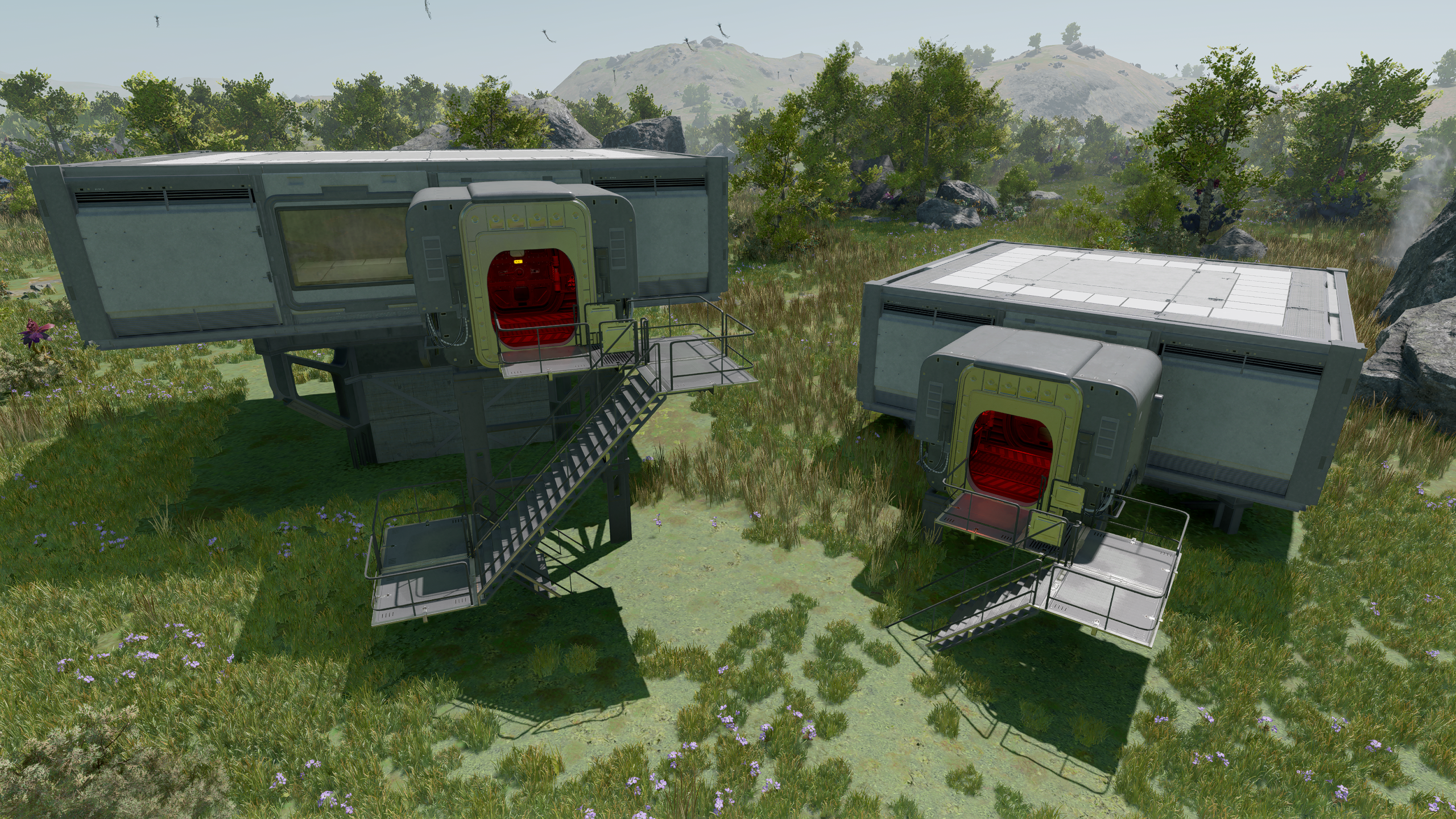 Outpost Habs Expanded mod for Starfield