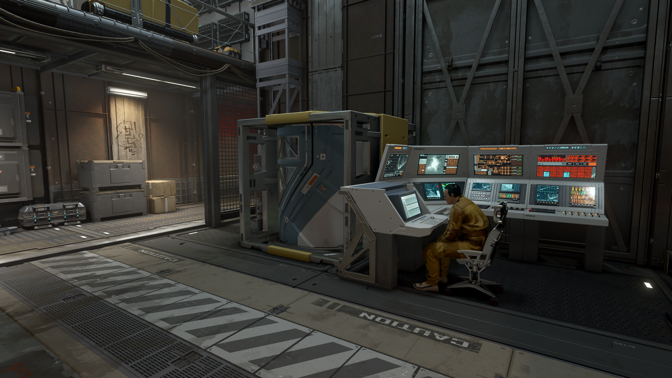 Neon Smuggler Warehouse mod for Starfield