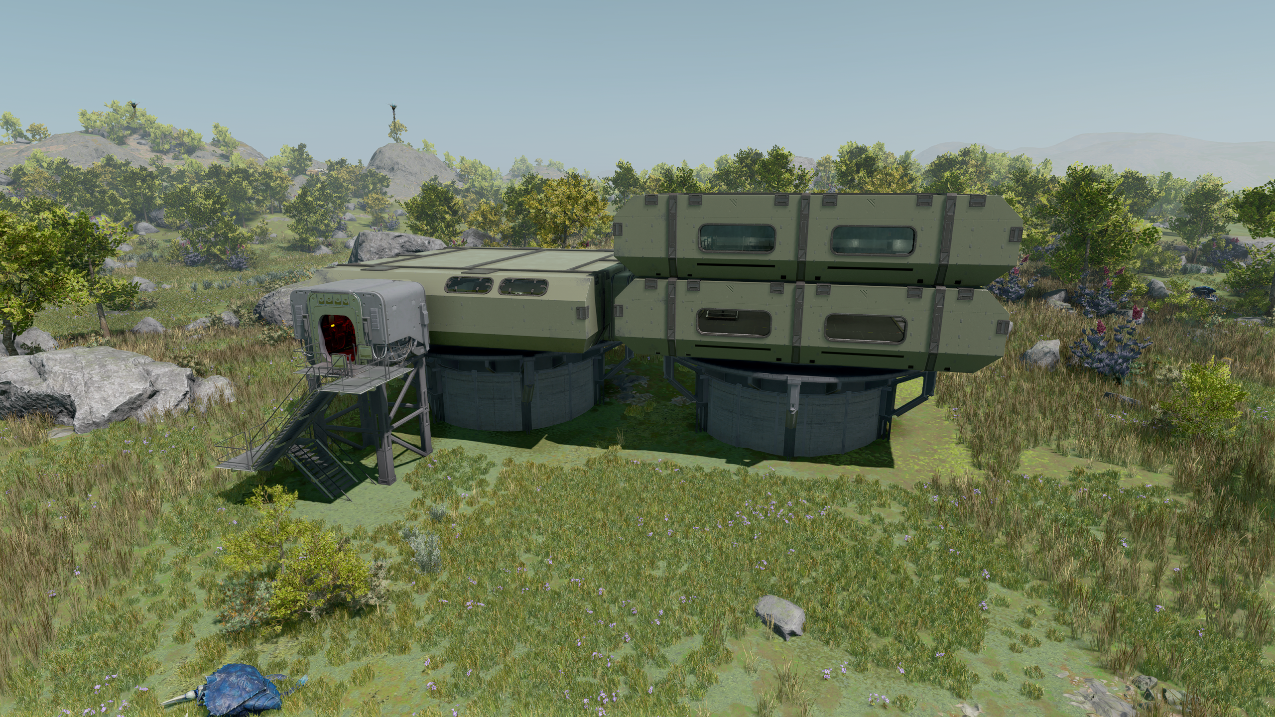 Outpost Habs Expanded mod for Starfield