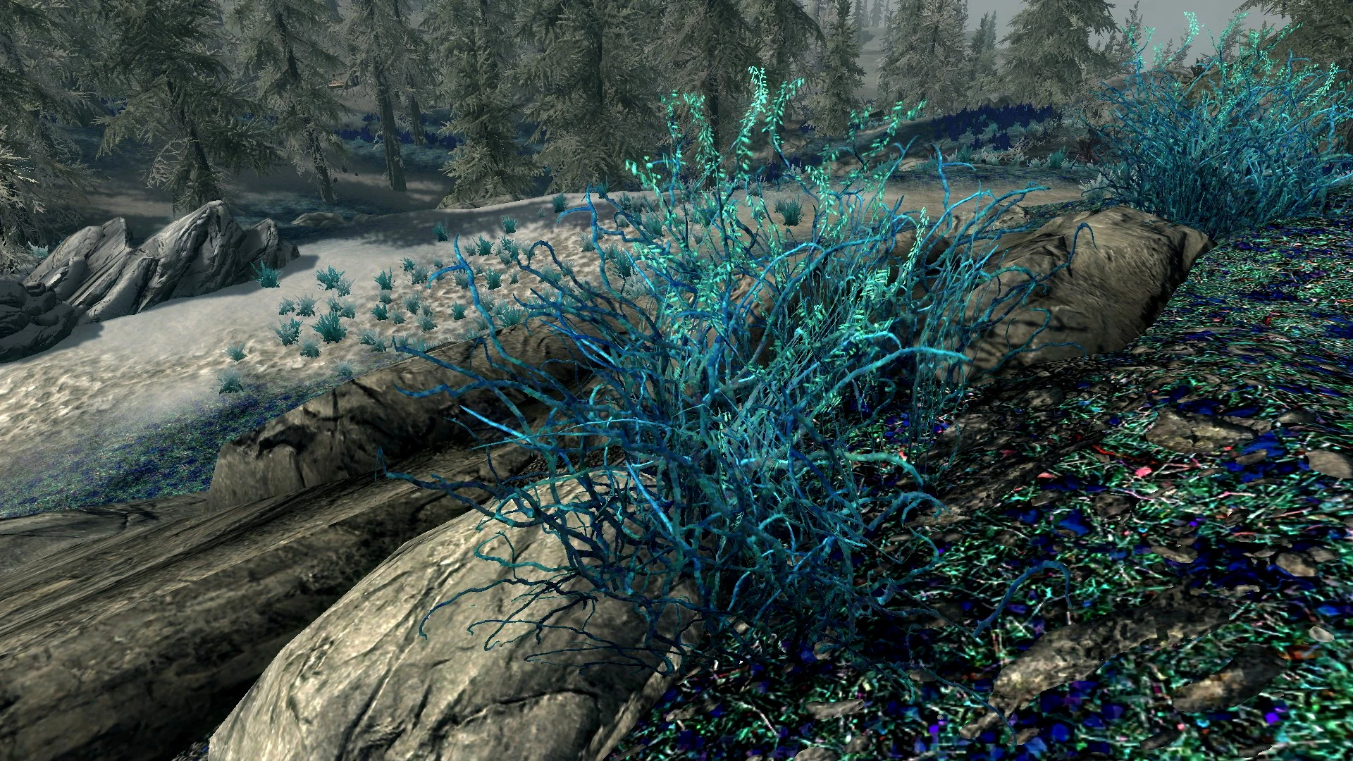 Blue Grass mod for Skyrim