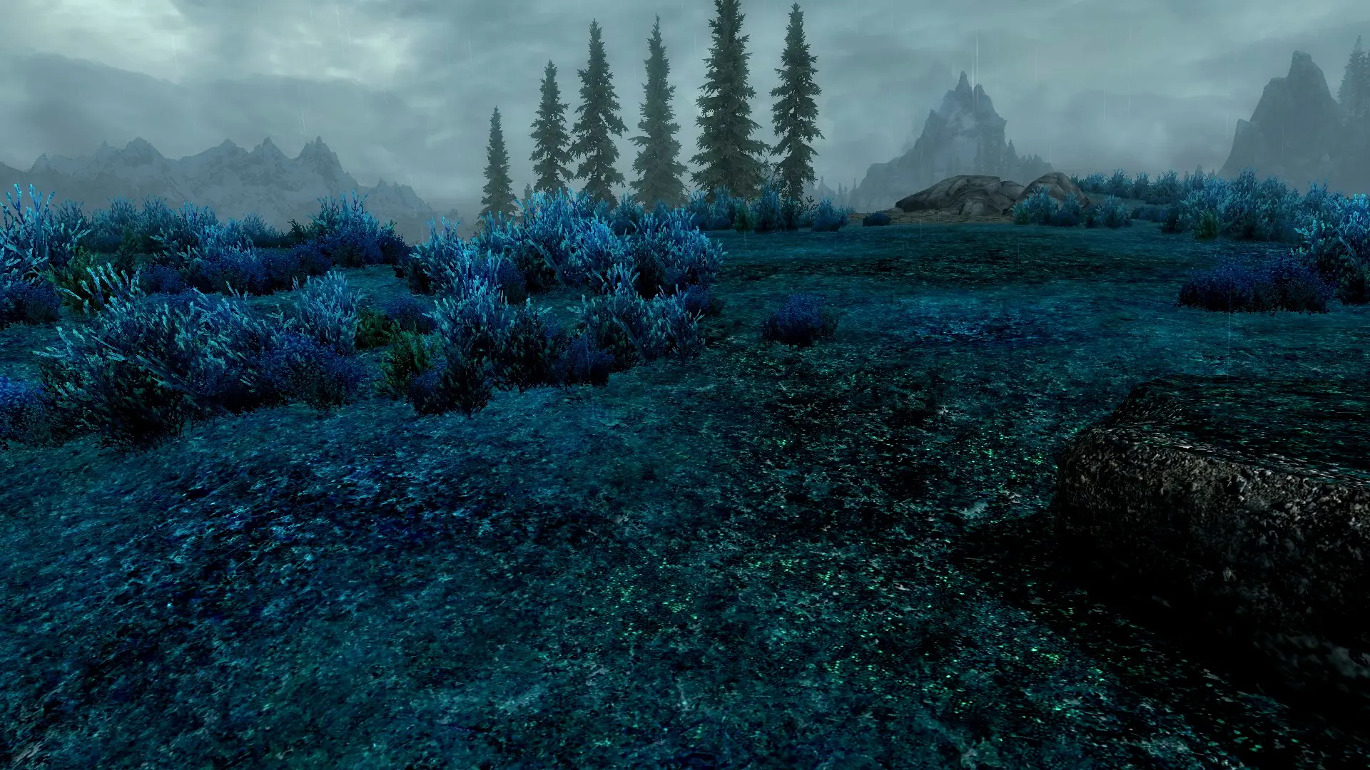 Blue Grass mod for Skyrim