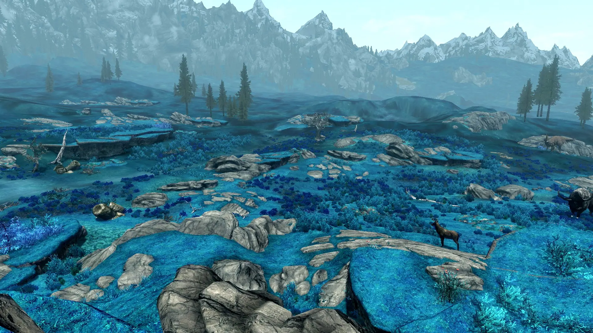 Blue Grass mod for Skyrim