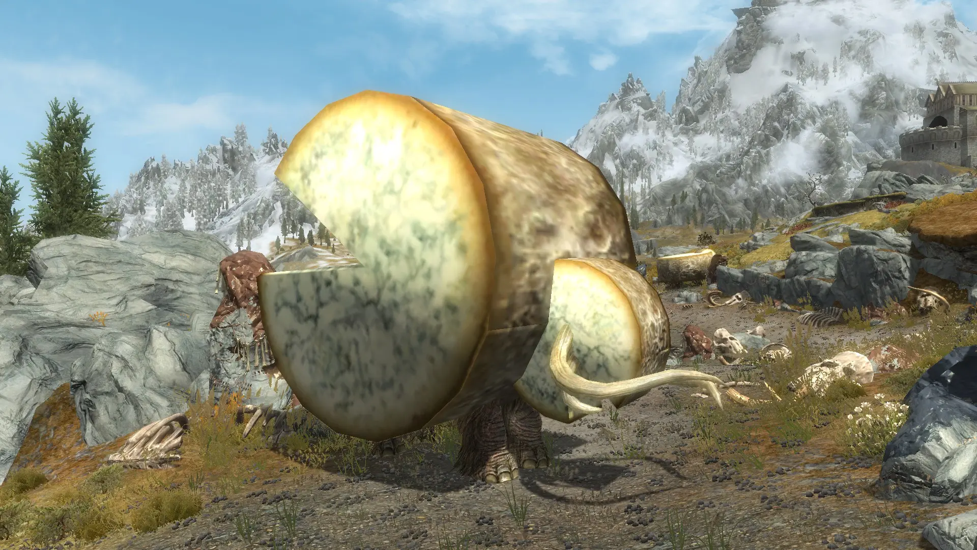 Mammoth Cheese - (Cheese Series Pt.1) mod for Skyrim