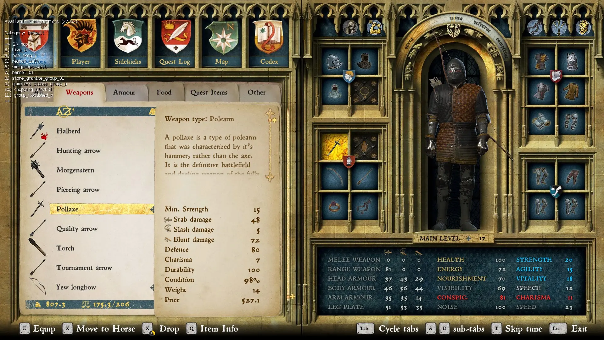 Pollax replacer (Axe and Hammer head interchangable) mod for Kingdom Come: Deliverance