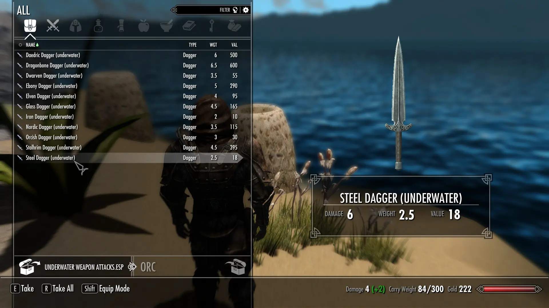 Underwater Weapons (Weapon Series Pt.1) mod for Skyrim