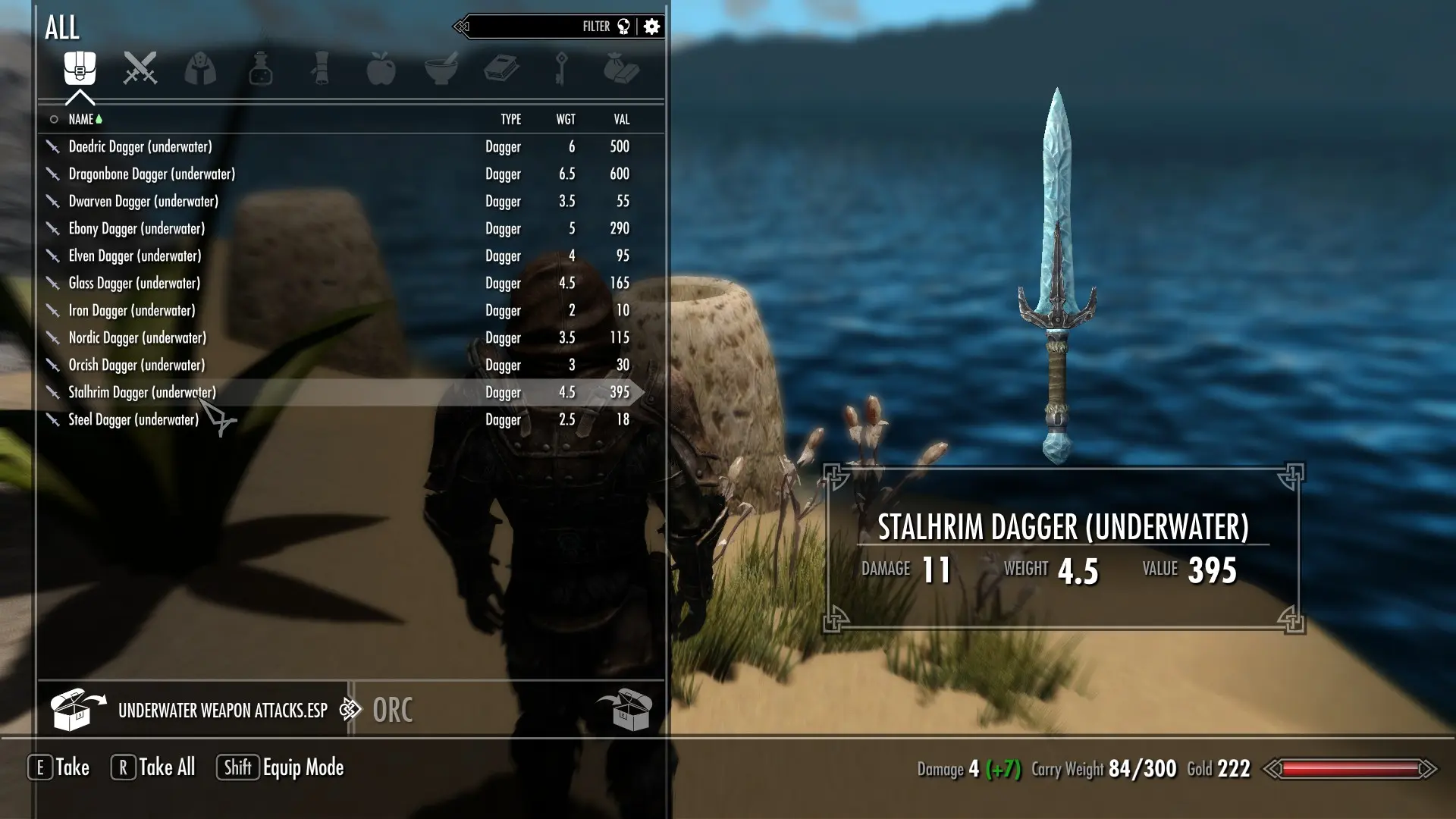 Underwater Weapons (Weapon Series Pt.1) mod for Skyrim