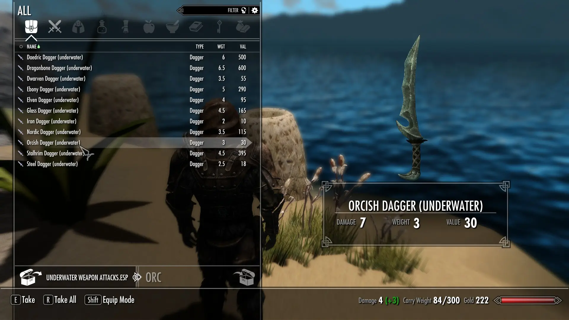 Underwater Weapons (Weapon Series Pt.1) mod for Skyrim