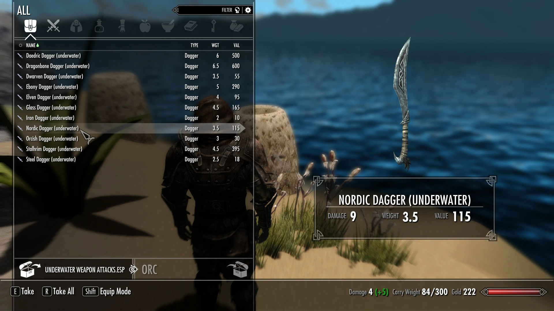 Underwater Weapons (Weapon Series Pt.1) mod for Skyrim
