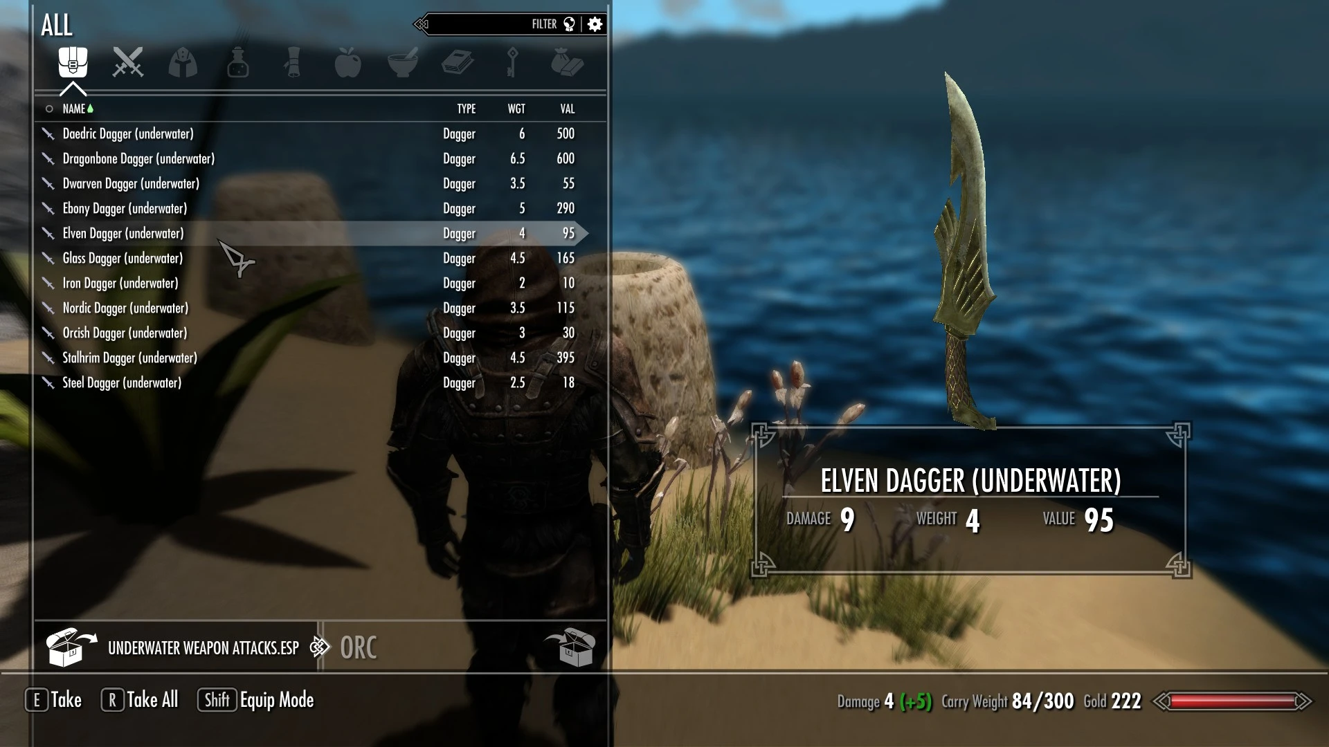 Underwater Weapons (Weapon Series Pt.1) mod for Skyrim