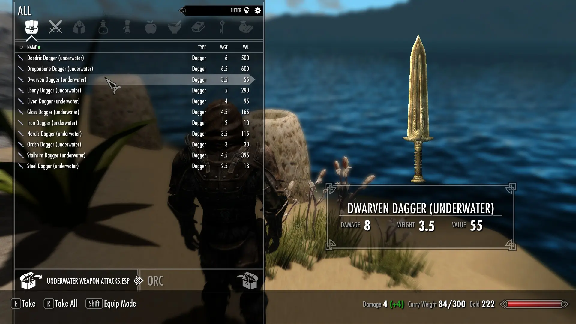 Underwater Weapons (Weapon Series Pt.1) mod for Skyrim