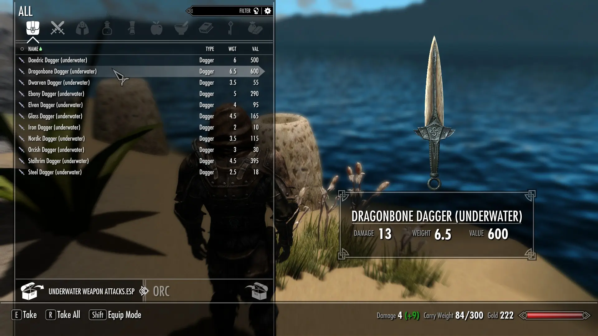 Underwater Weapons (Weapon Series Pt.1) mod for Skyrim