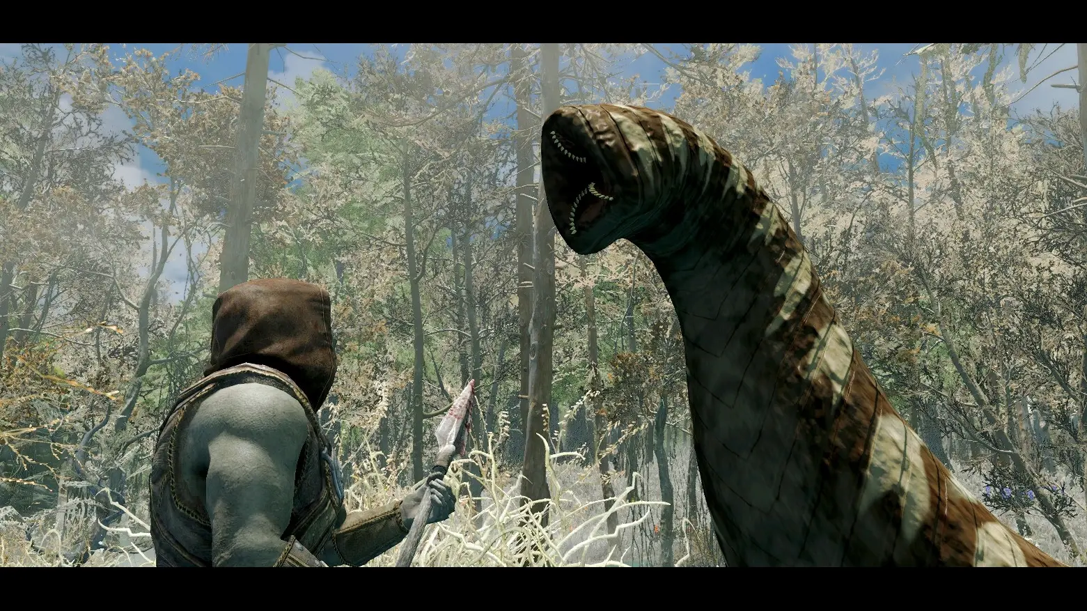 Giant Leeches (Creature Series) mod for Skyrim