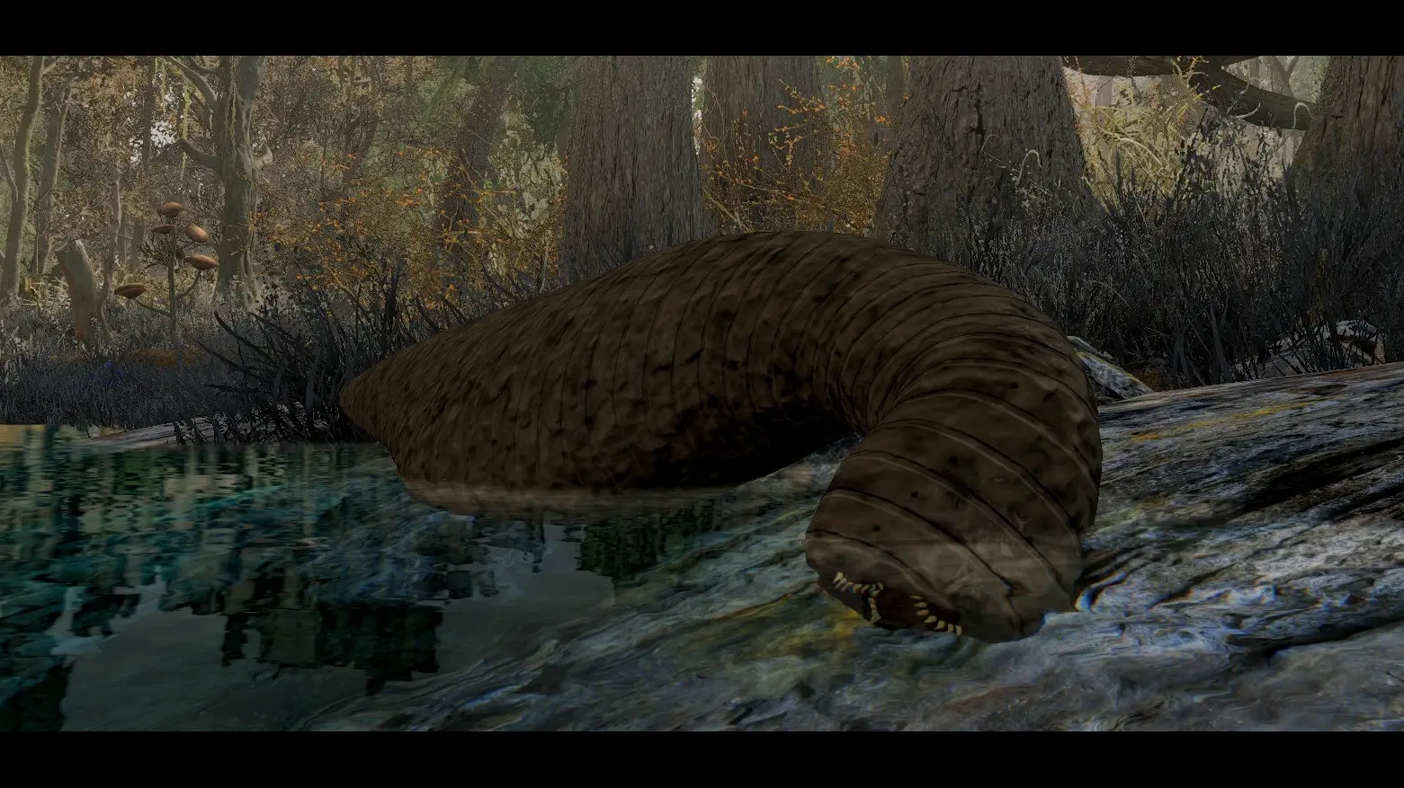 Giant Leeches (Creature Series) mod for Skyrim