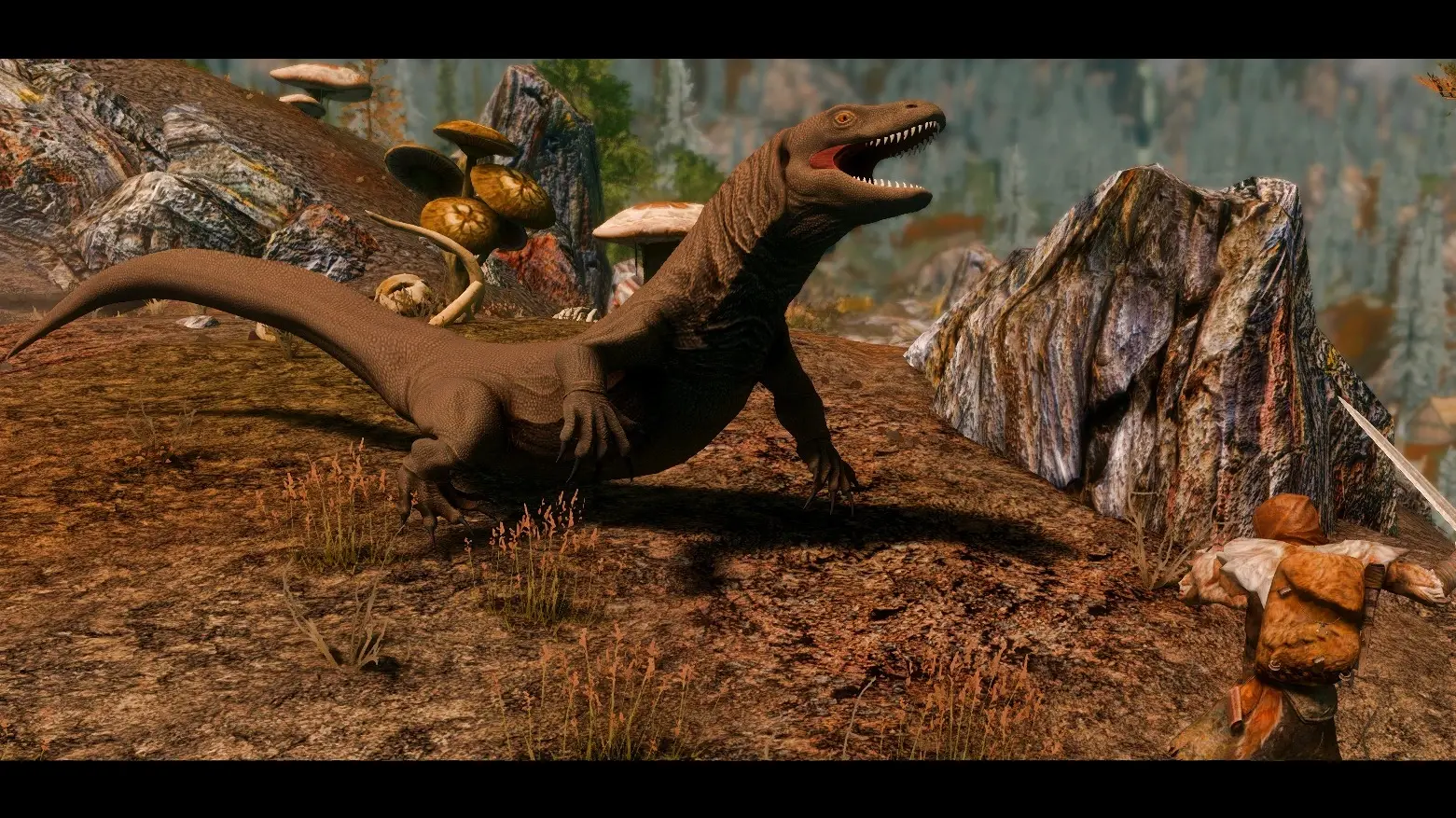 Megalania (Prehistoric Content Series) mod for Skyrim