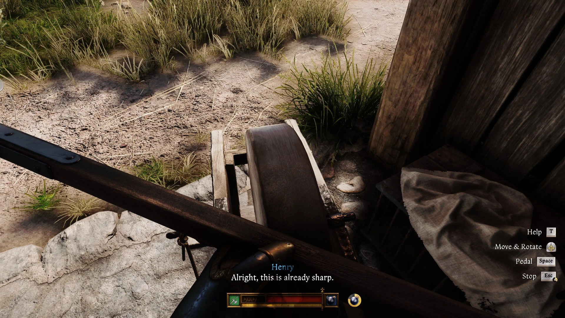 Sharpen Polearms mod for Kingdom Come: Deliverance II