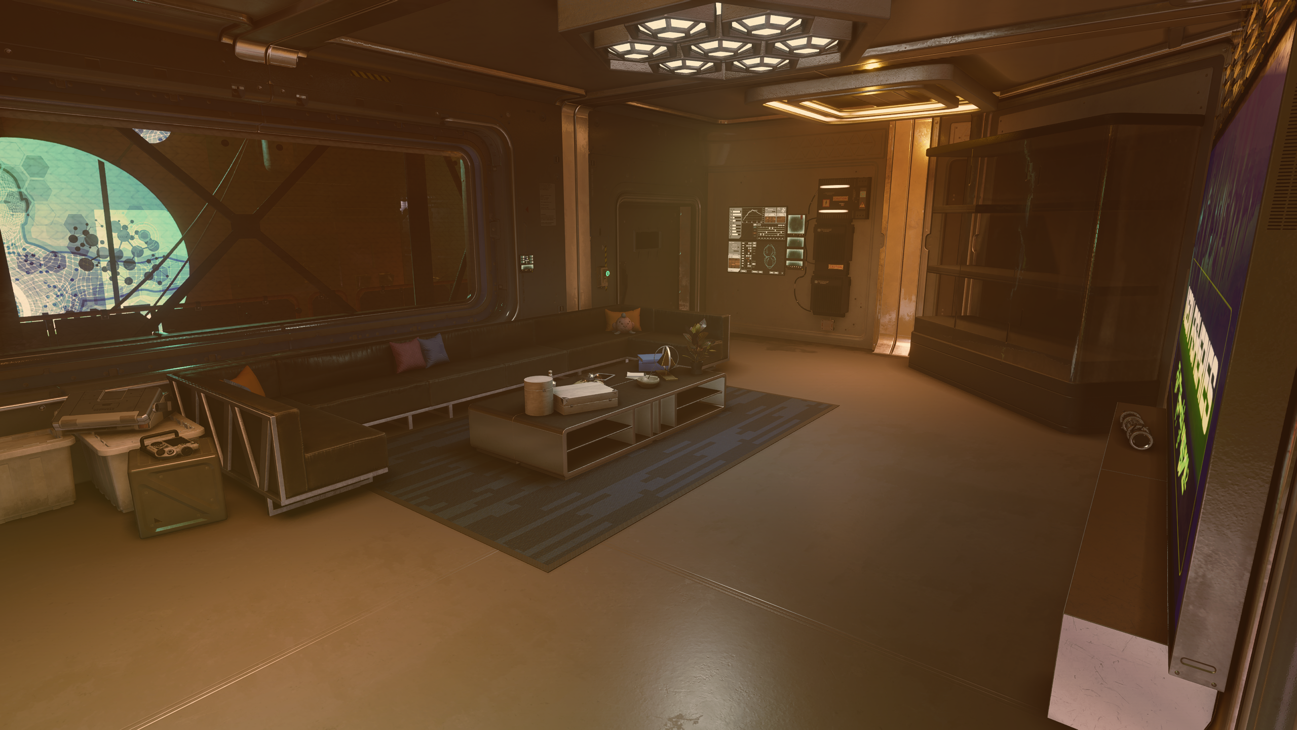 Neon Core Apartment mod for Starfield