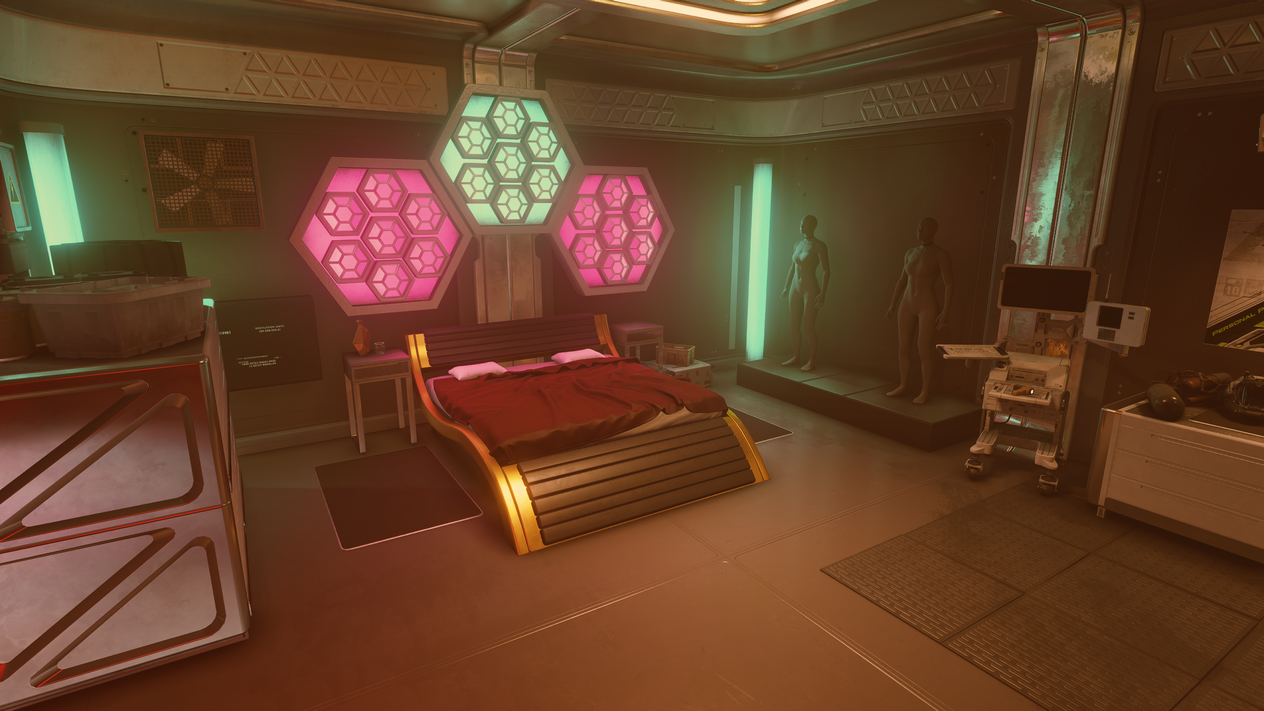 Neon Core Apartment mod for Starfield