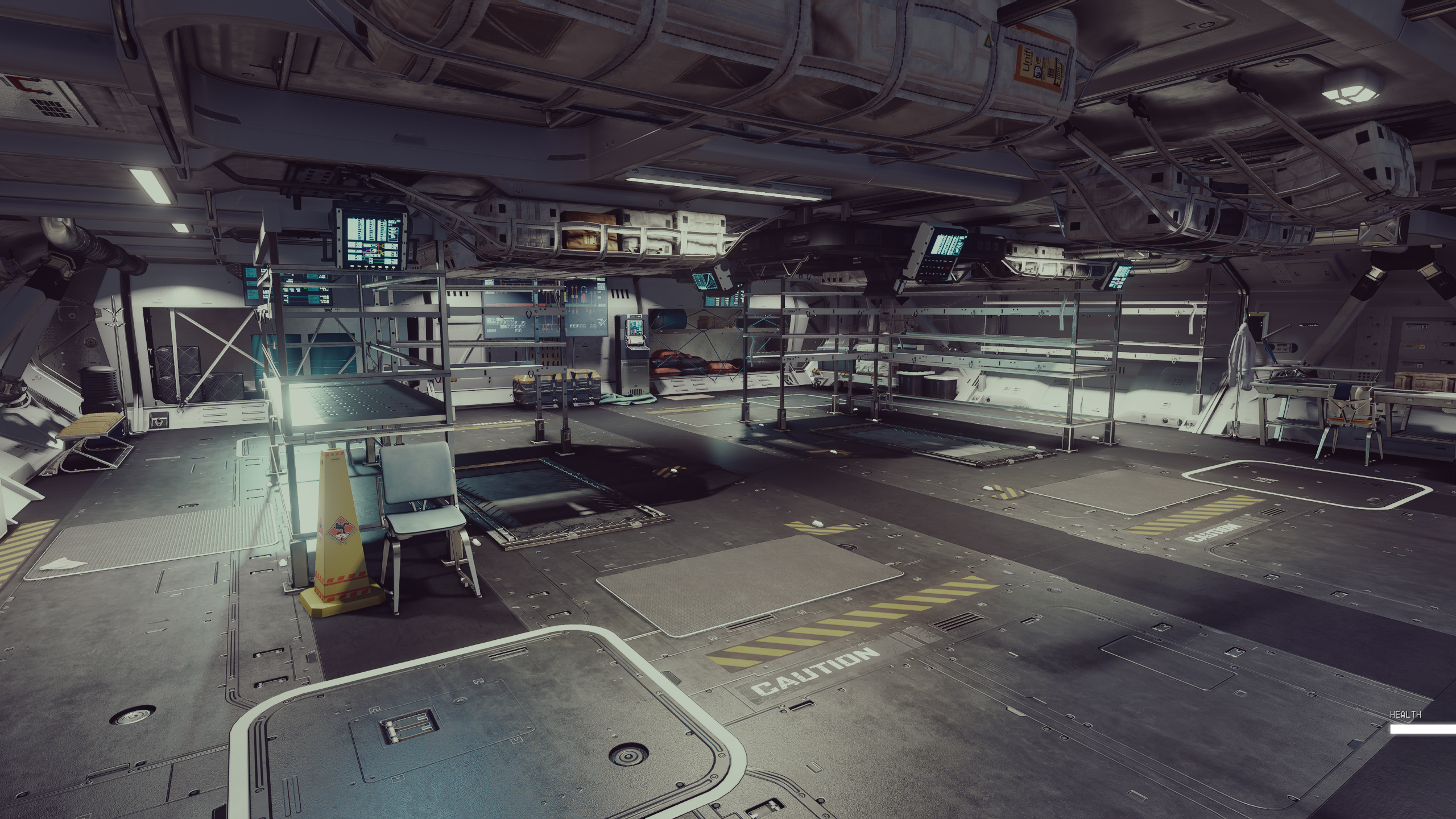 Immersive Cargo Halls mod for Starfield