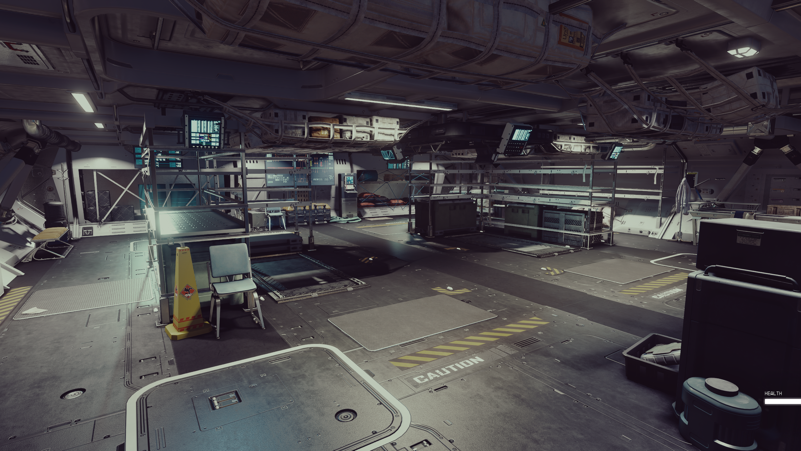 Immersive Cargo Halls mod for Starfield