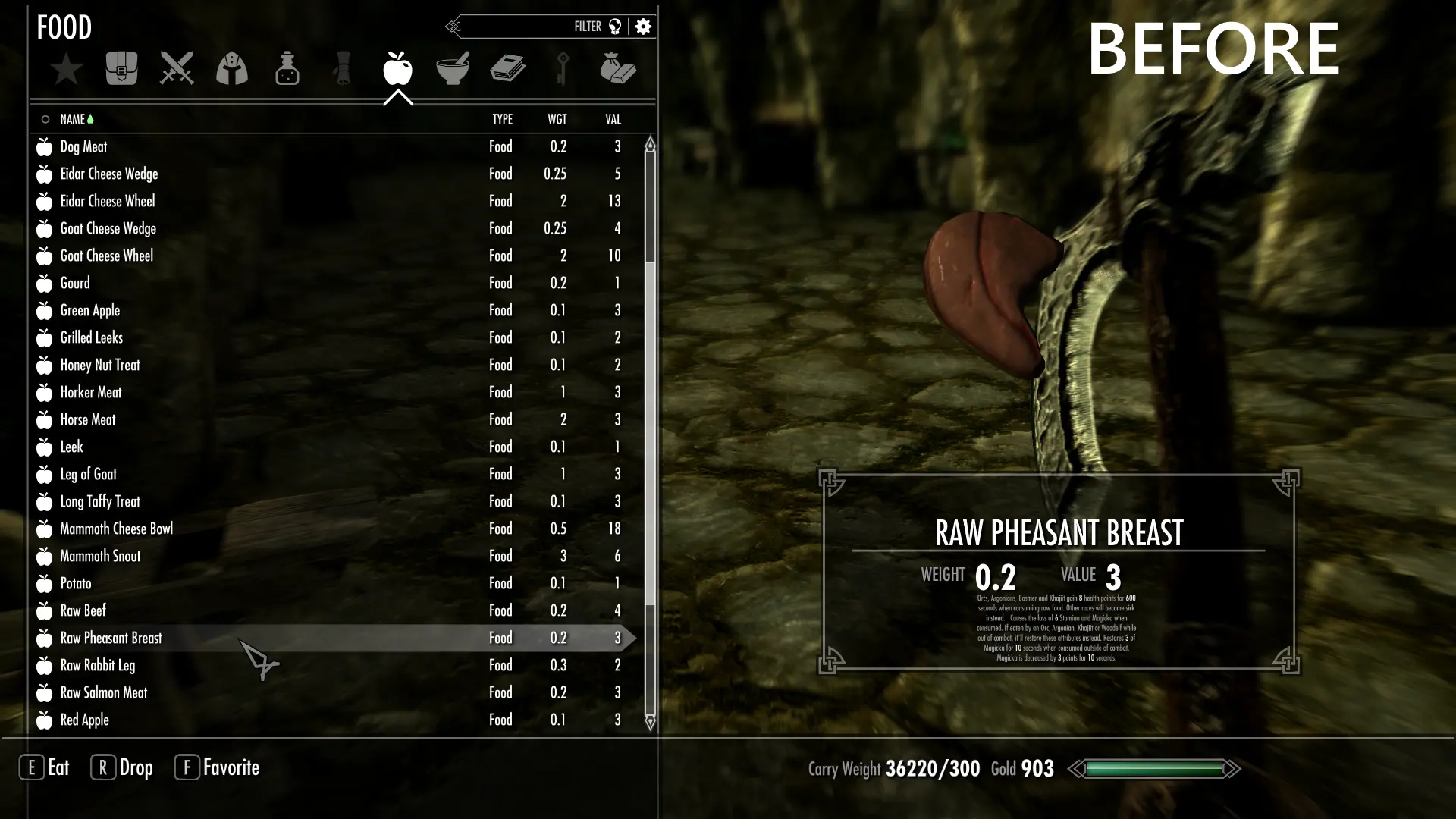 moreHUD Inventory Edition mod for The Elder Scrolls V: Skyrim Special Edition