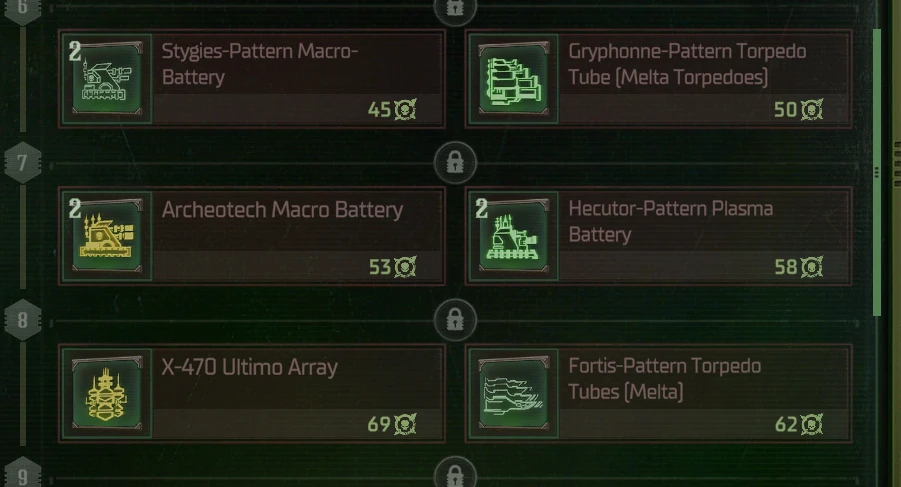 Batteries in Pairs mod for Warhammer 40,000: Rogue Trader