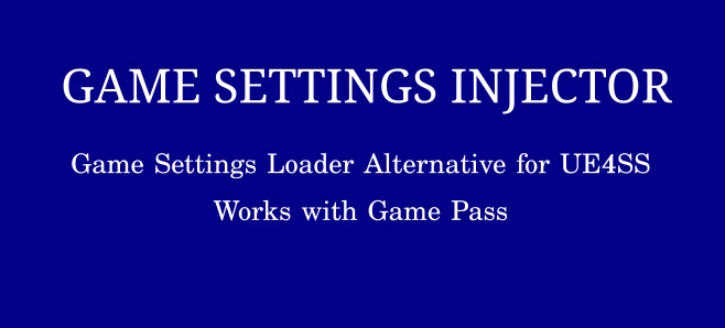 Game Setting Injector - PO3 Game Settings Loader alternative mod for The Elder Scrolls IV: Oblivion Remastered