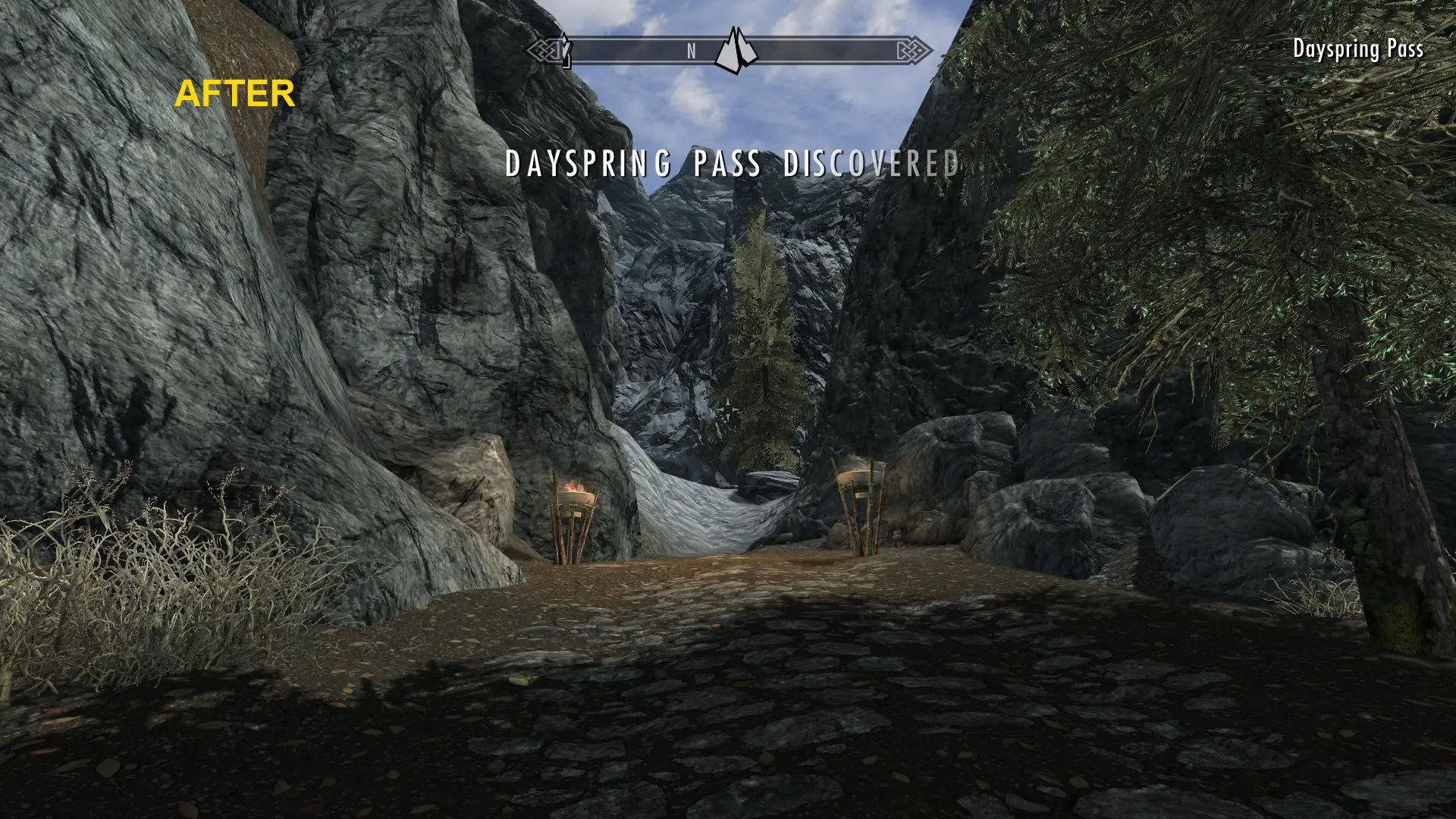 Immersive Dawnguard Dayspring Pass mod for Skyrim