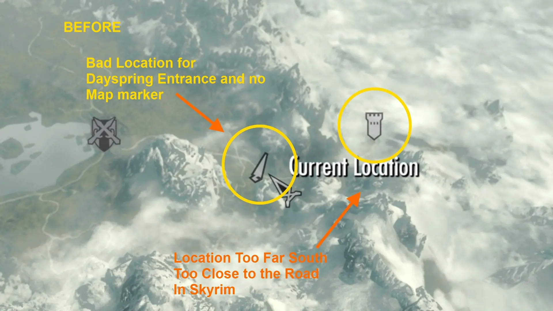 Immersive Dawnguard Dayspring Pass SE (IDDP) mod for The Elder Scrolls V: Skyrim Special Edition