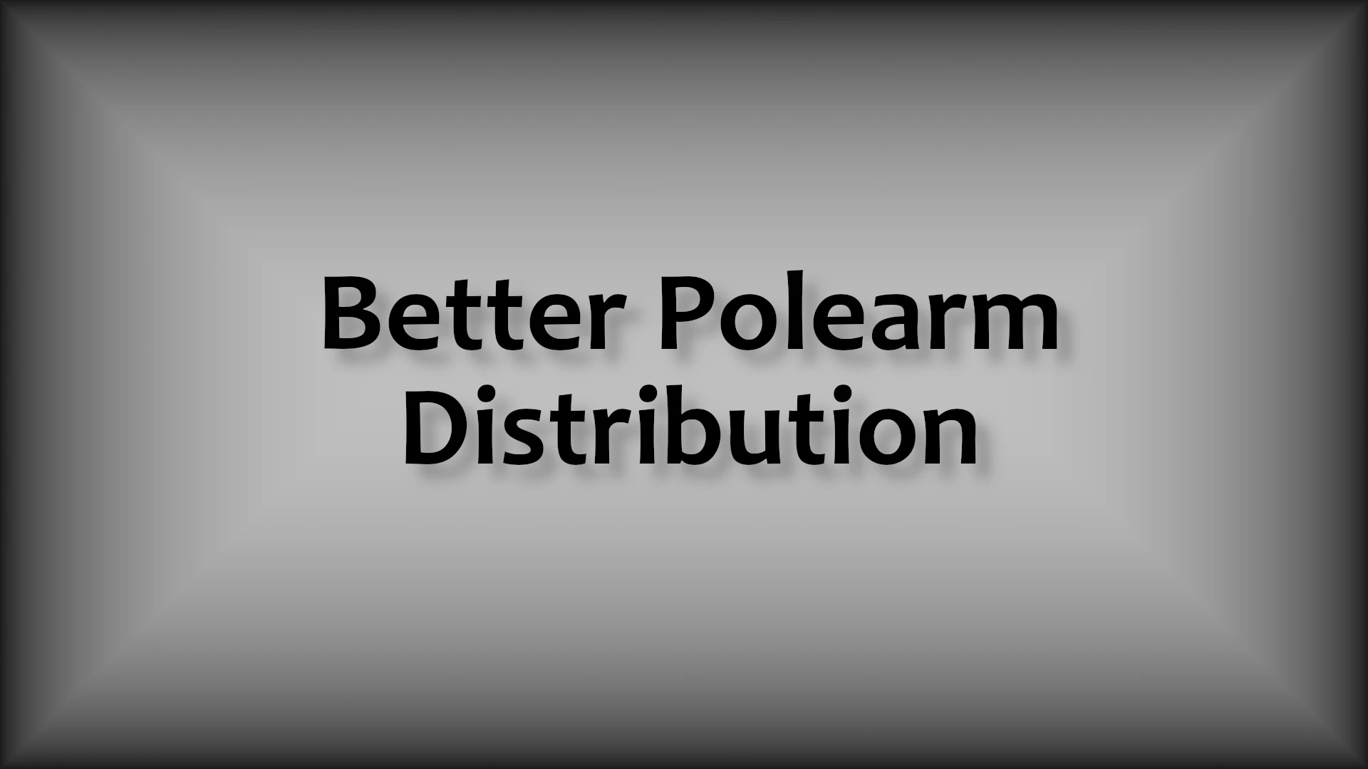 Better Polearm Distribution - PTF mod for Kingdom Come: Deliverance II