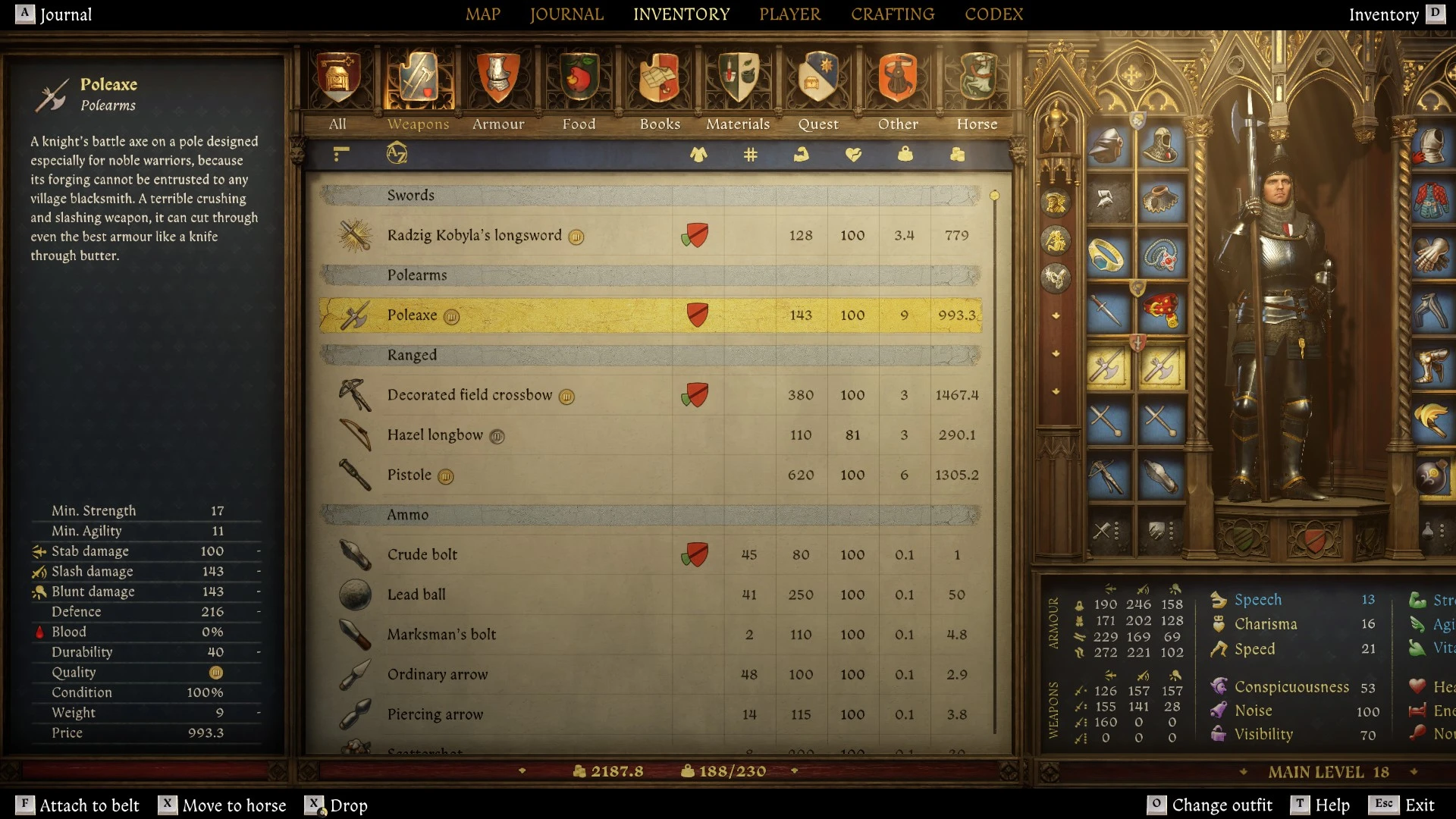 Powerful Poleaxes - PTF mod for Kingdom Come: Deliverance II