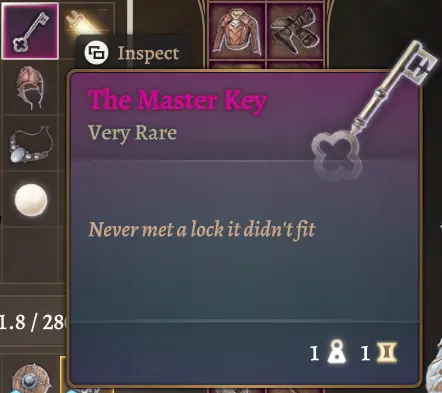 The Master Key mod for Baldur's Gate 3